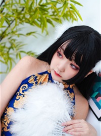 Naoyuki Enda NO.020 blue cheongsam(46)